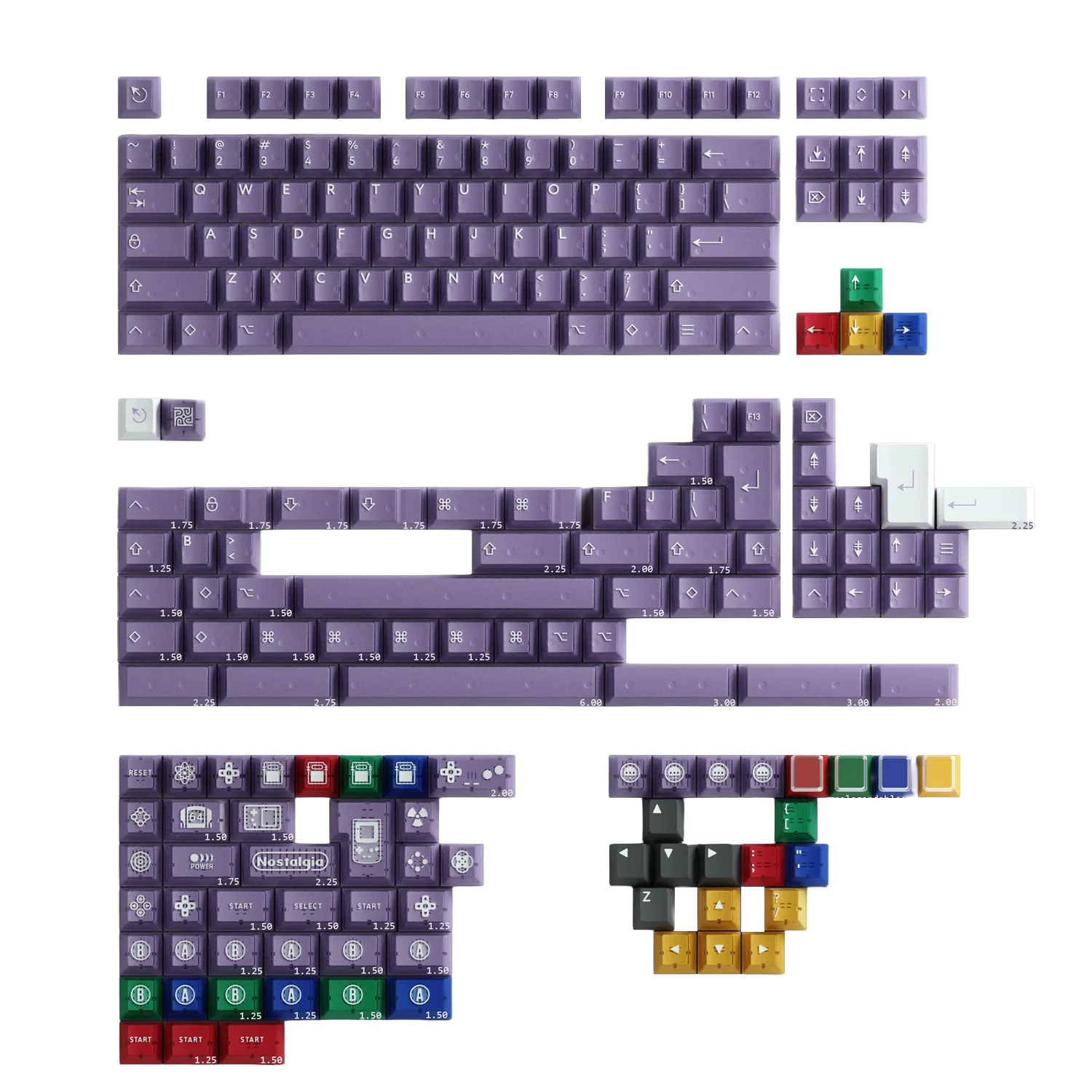 PBTfans Atomic Purple R2 Tuş Takımı