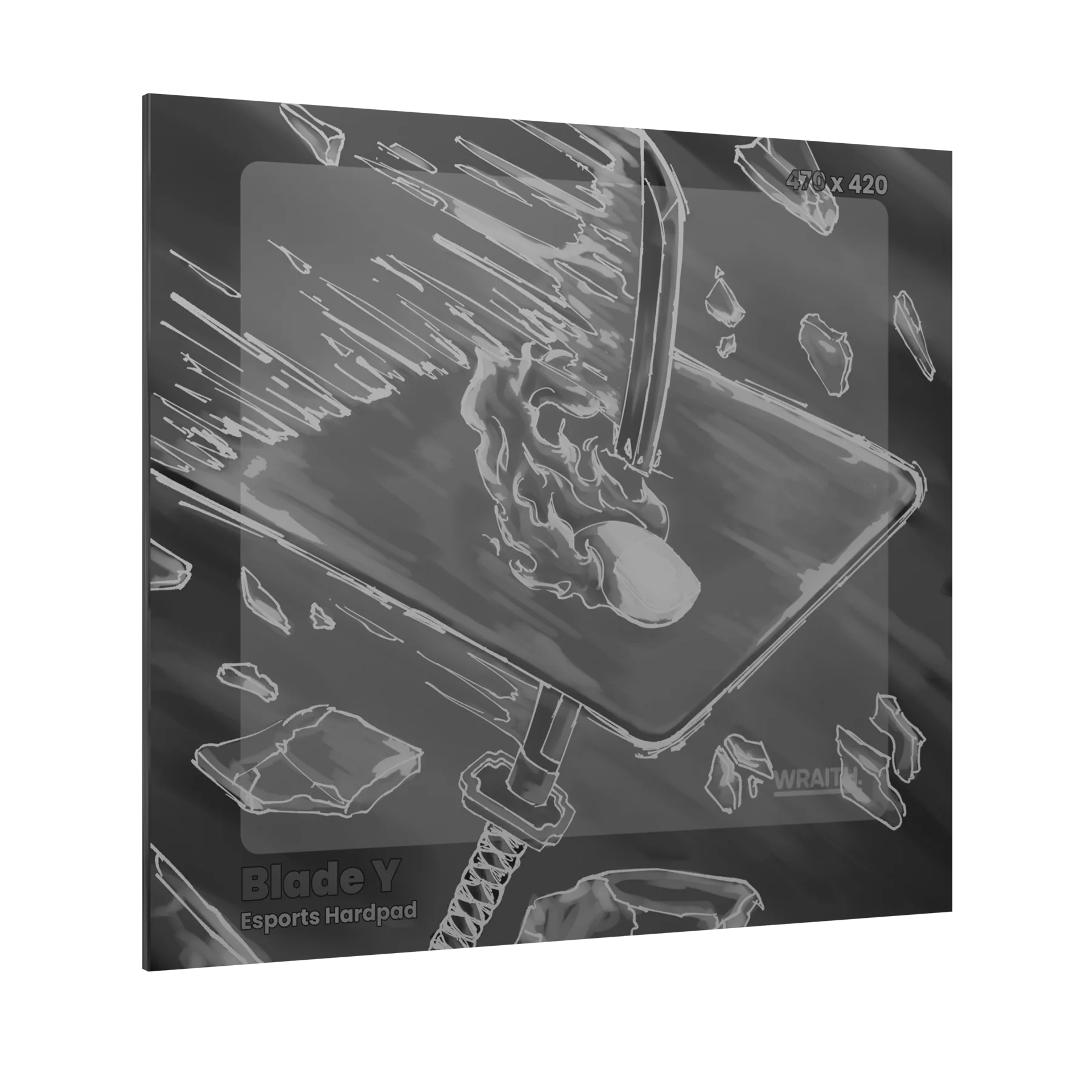 Wraith Blade Y Hard Mousepad [Ön Sipariş] - Image 3