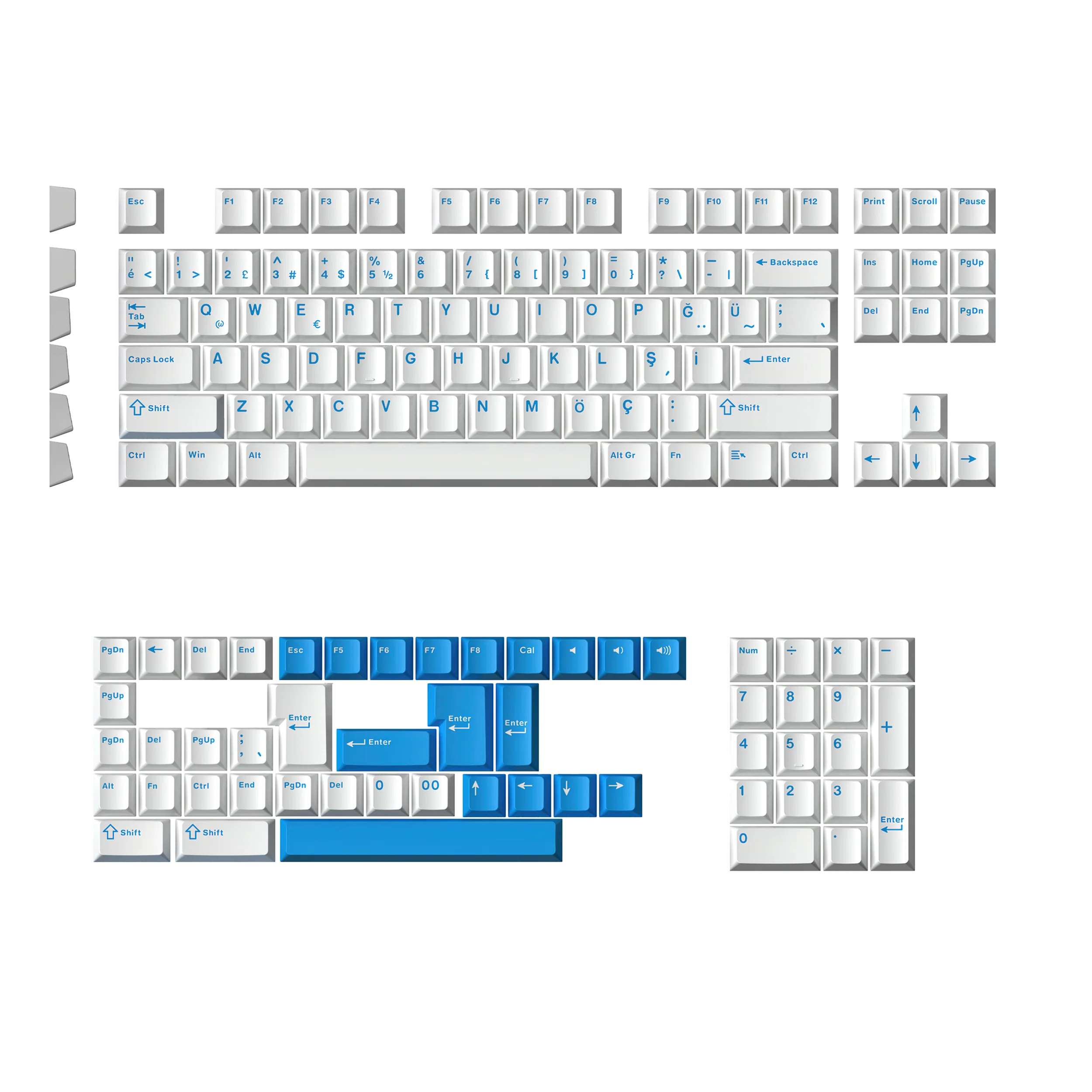 Wraith Çift Enjeksiyonlu PBT Türkçe Tuş Takımı - Image 3