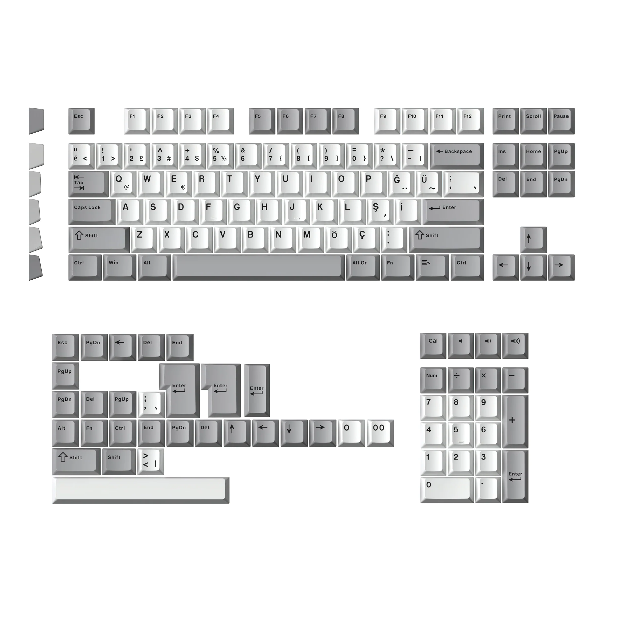 Wraith Çift Enjeksiyonlu PBT Türkçe Tuş Takımı - Image 4
